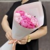 Розовый микс из 11 пионов
